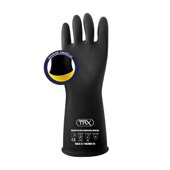 GUANTE LATEX TRX BICOLOR C25
