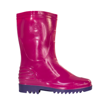 BOTA PVC LANCER ROSADO/LILA