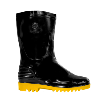 BOTA PVC LANCER NEGRO/AMARILLO