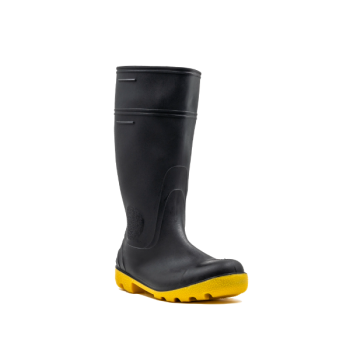 BOTA PVC MINERA NEGRA/AMAR C/P