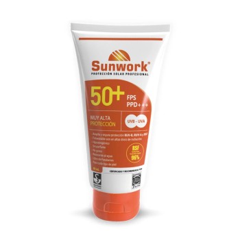 Bloqueador Sunwork de 50 ml...